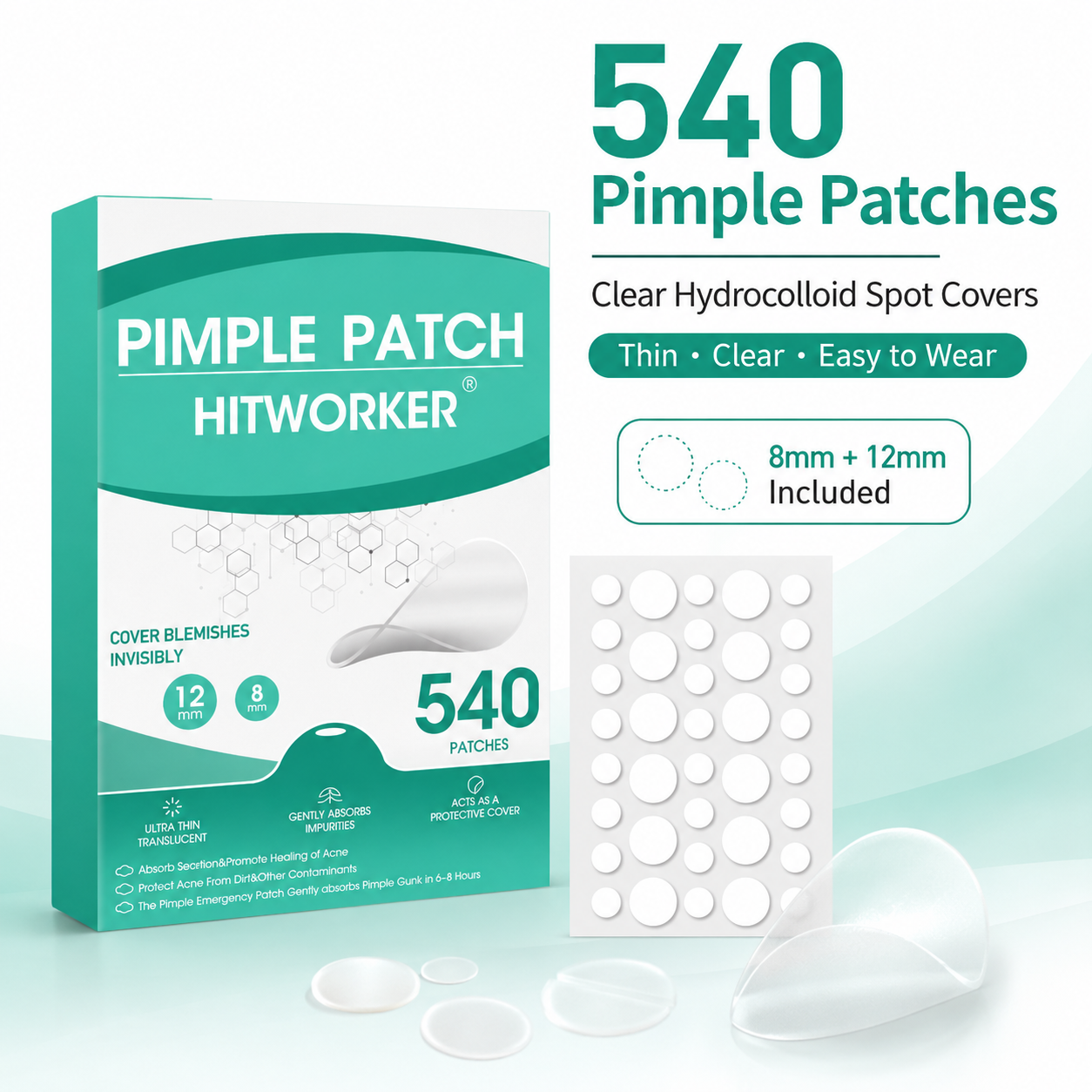 Skincare Salicylic Acid - High quality colloidal acne patch -