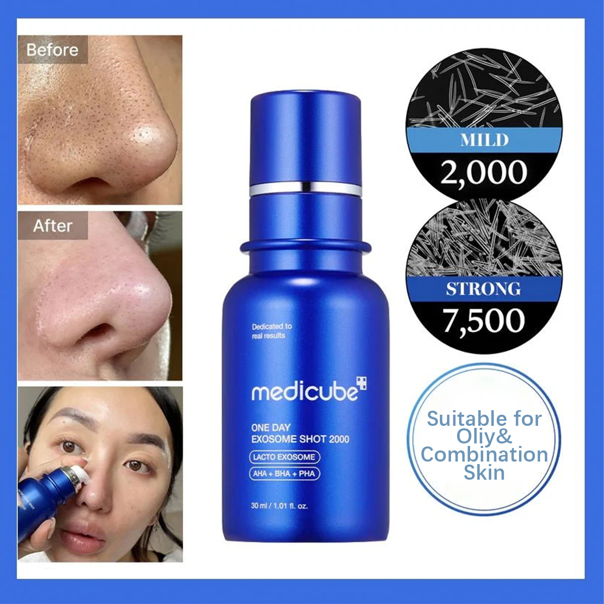 Medicube One Day Exosome Shot, - đánh giá và giá Skincare Oily Skin