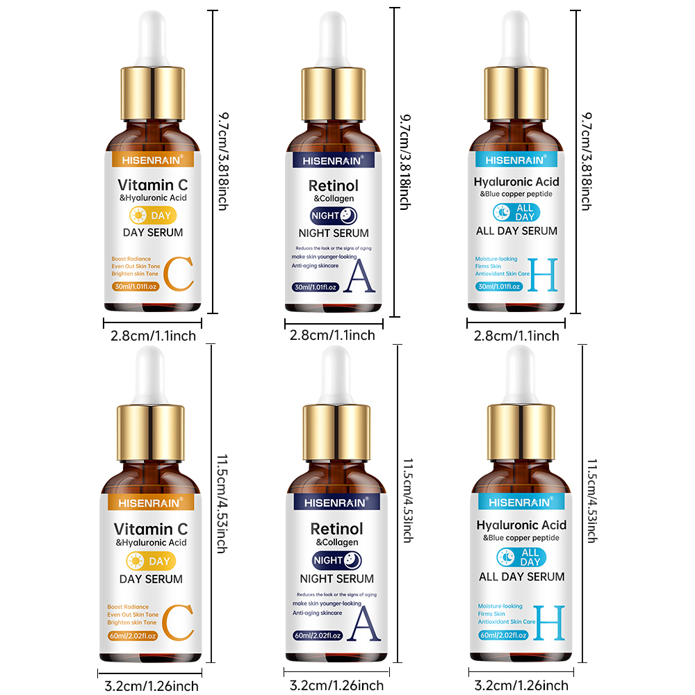 HISENRAIN Vitamin C + Retinol  - đánh giá và giá Skincare Oily Skin