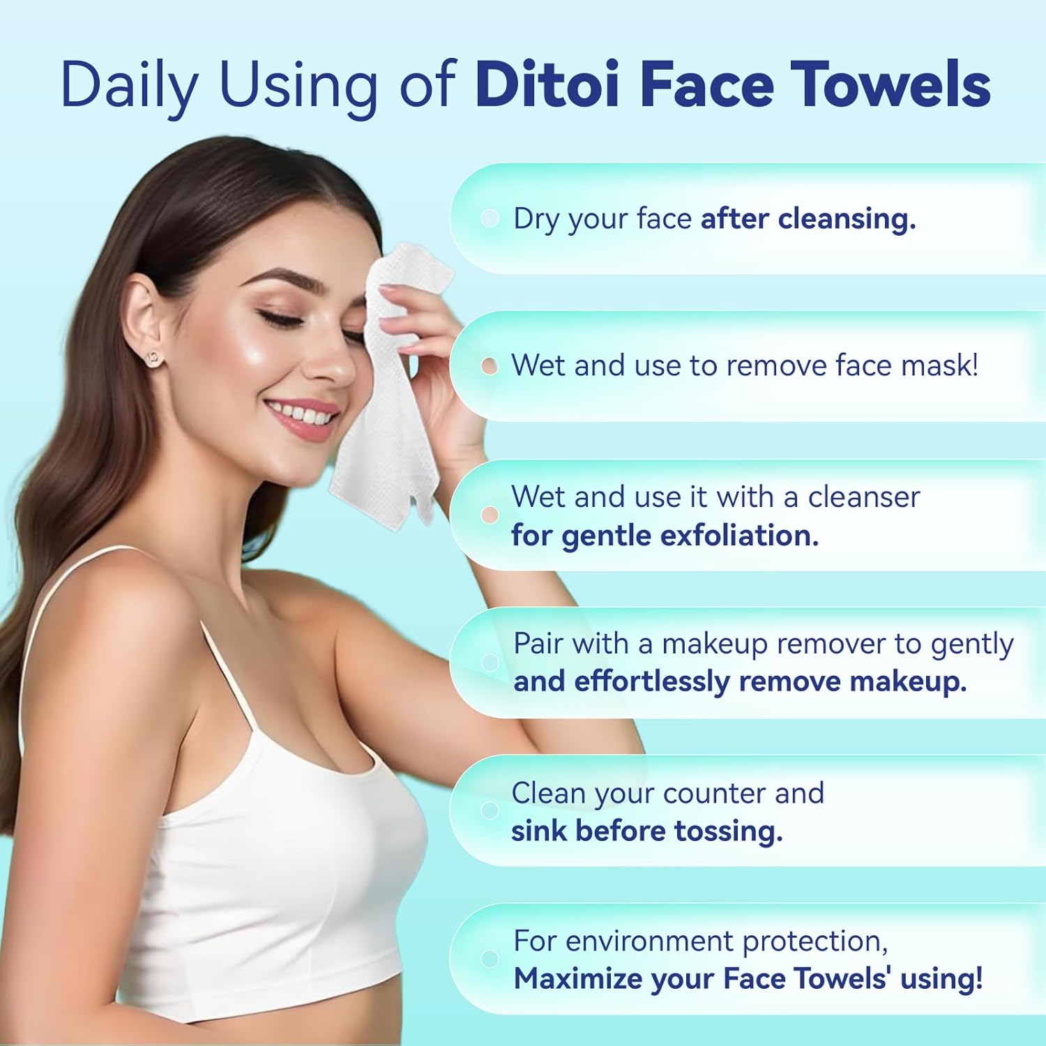 XL Disposable Face Towels, Sof - đánh giá và giá Xl Skincare