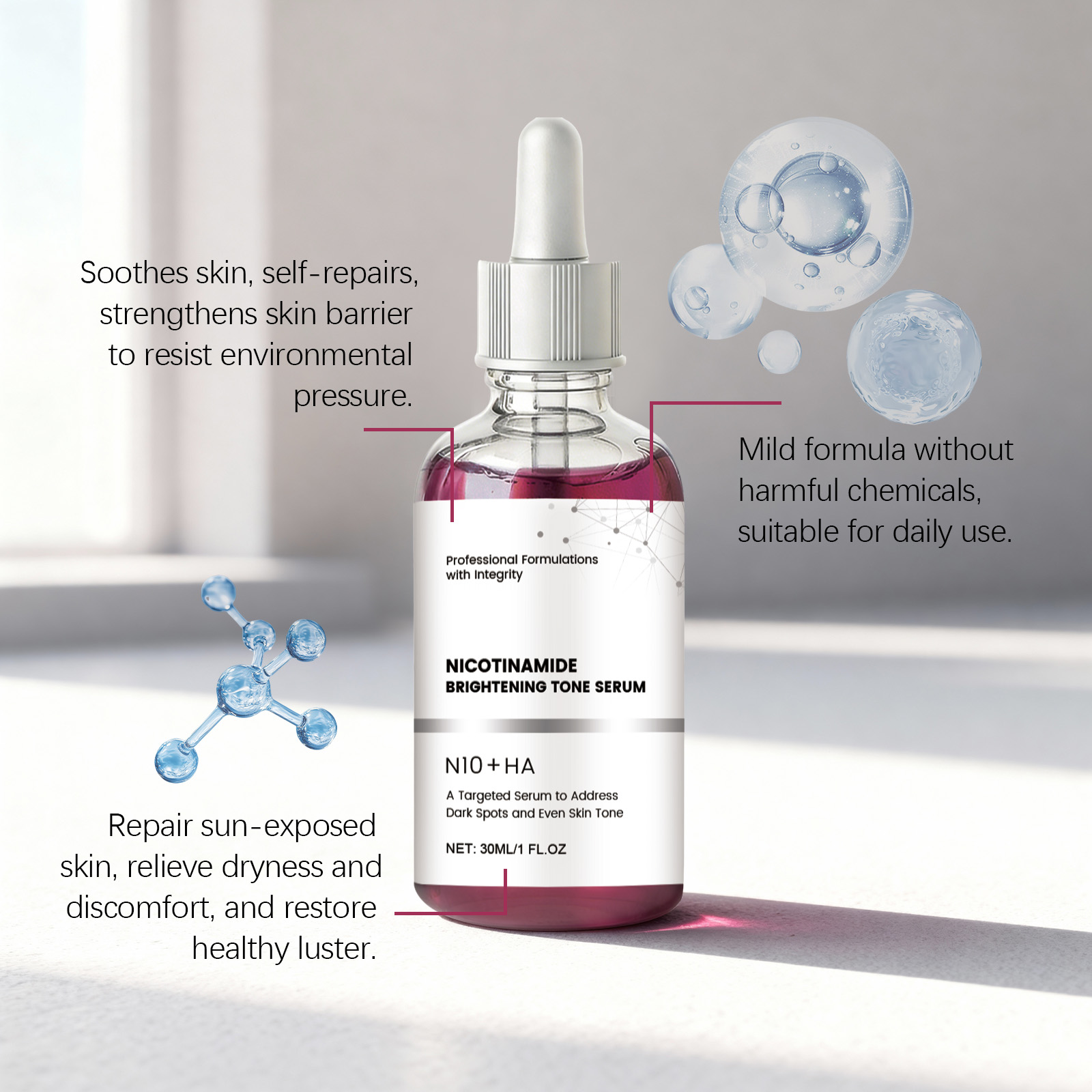 Niacinamide Facial Serum Brigh - đánh giá và giá Niacinamide Brightening Serum