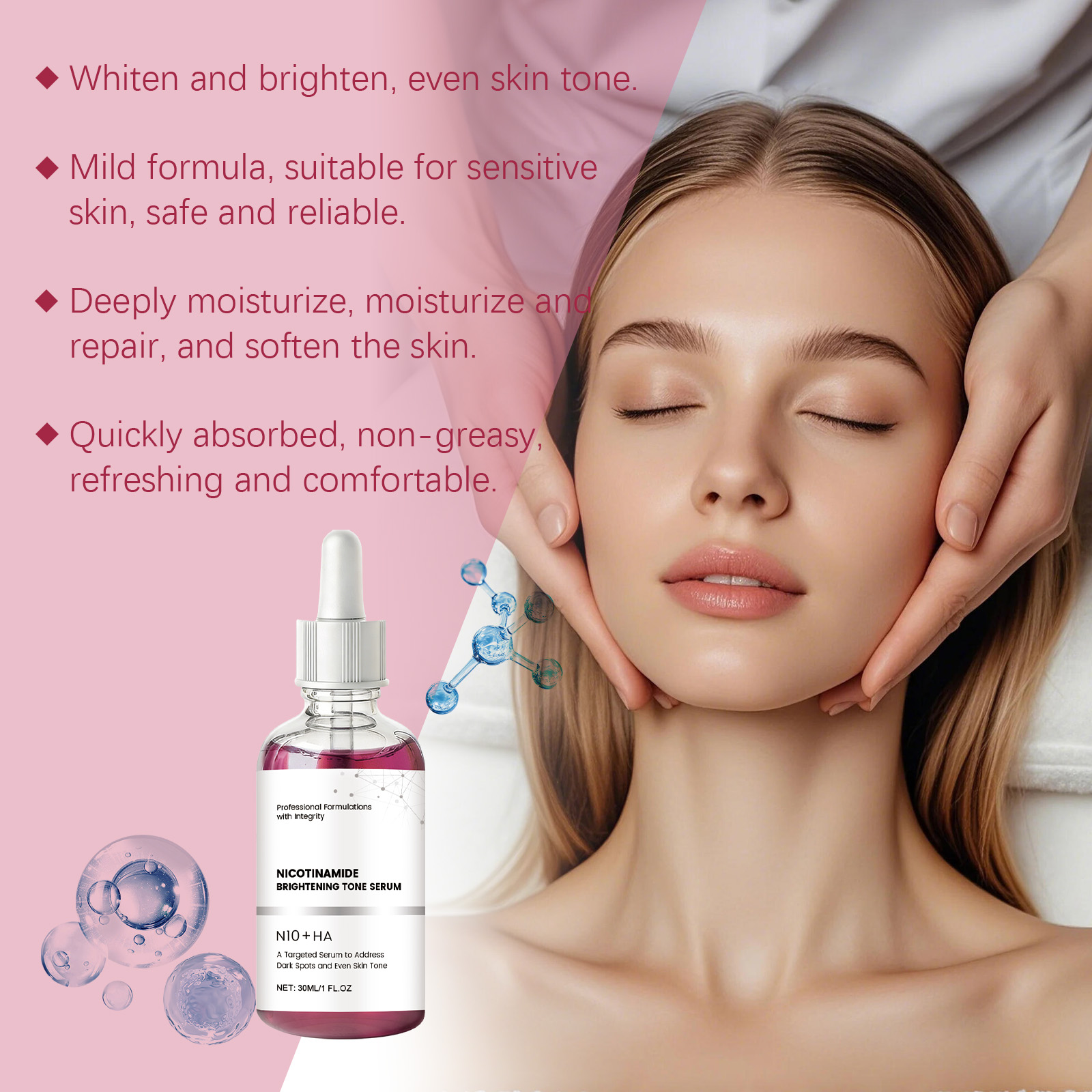 Niacinamide Facial Serum Brigh - đánh giá và giá Niacinamide Brightening Serum