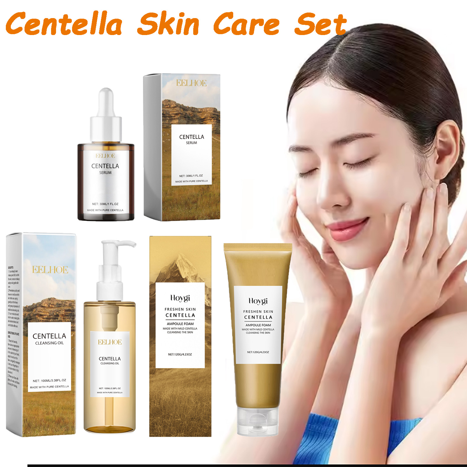 Centella Skin Care Set Centell - đánh giá và giá Skincare Oily Skin