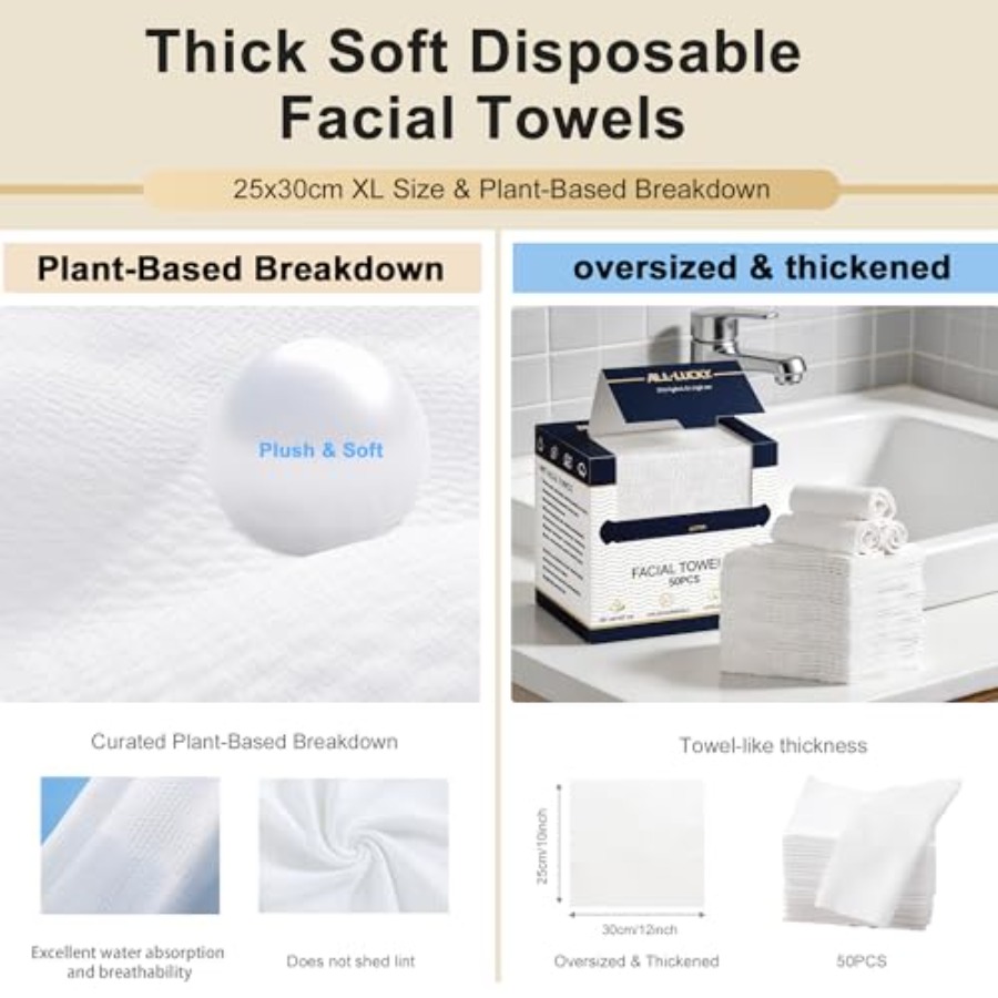 Face Towels, XL Facial Dry Tow - đánh giá và giá Xl Skincare