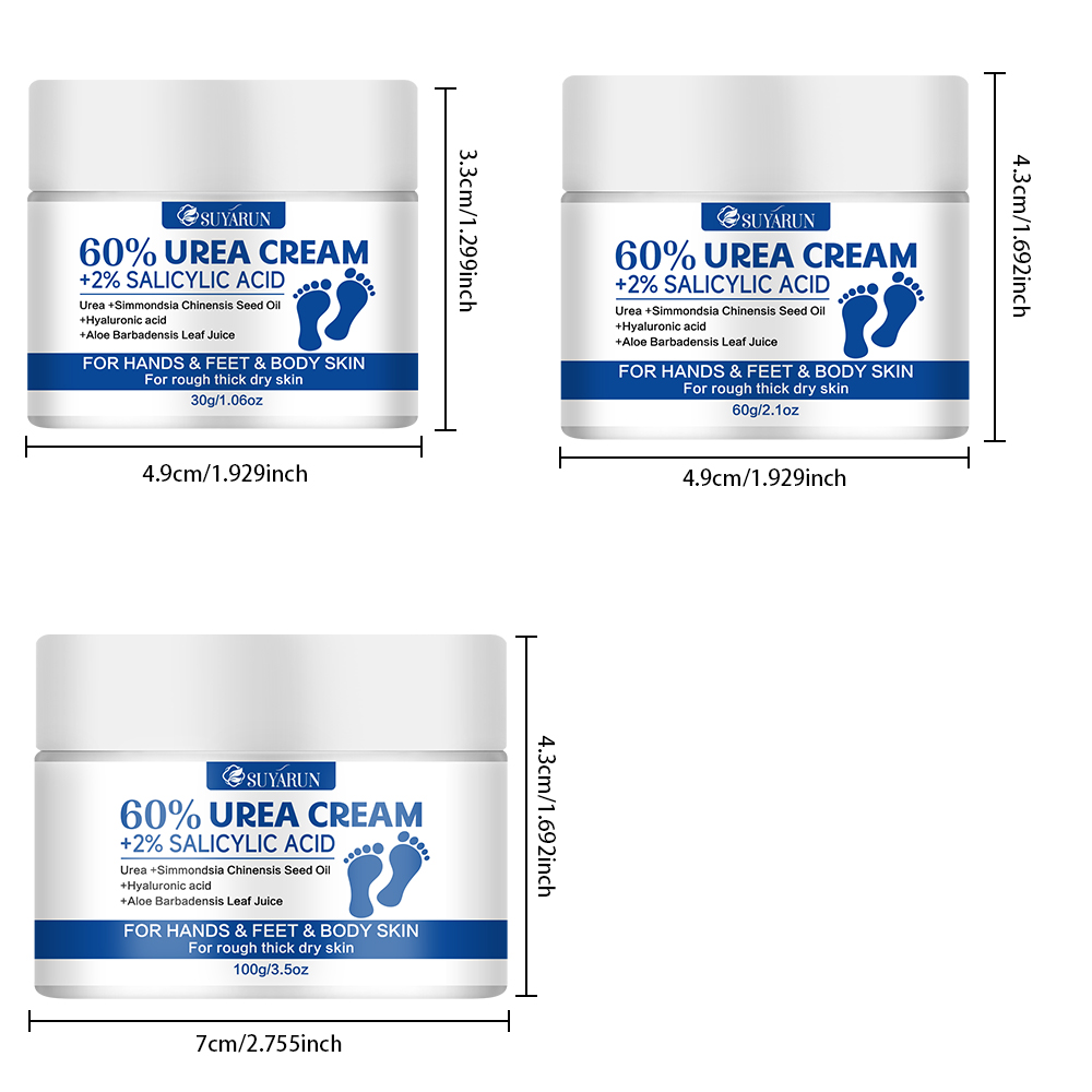SUYARUN 60% Urea+2% SALICYLIC  - đánh giá và giá Skincare Salicylic Acid