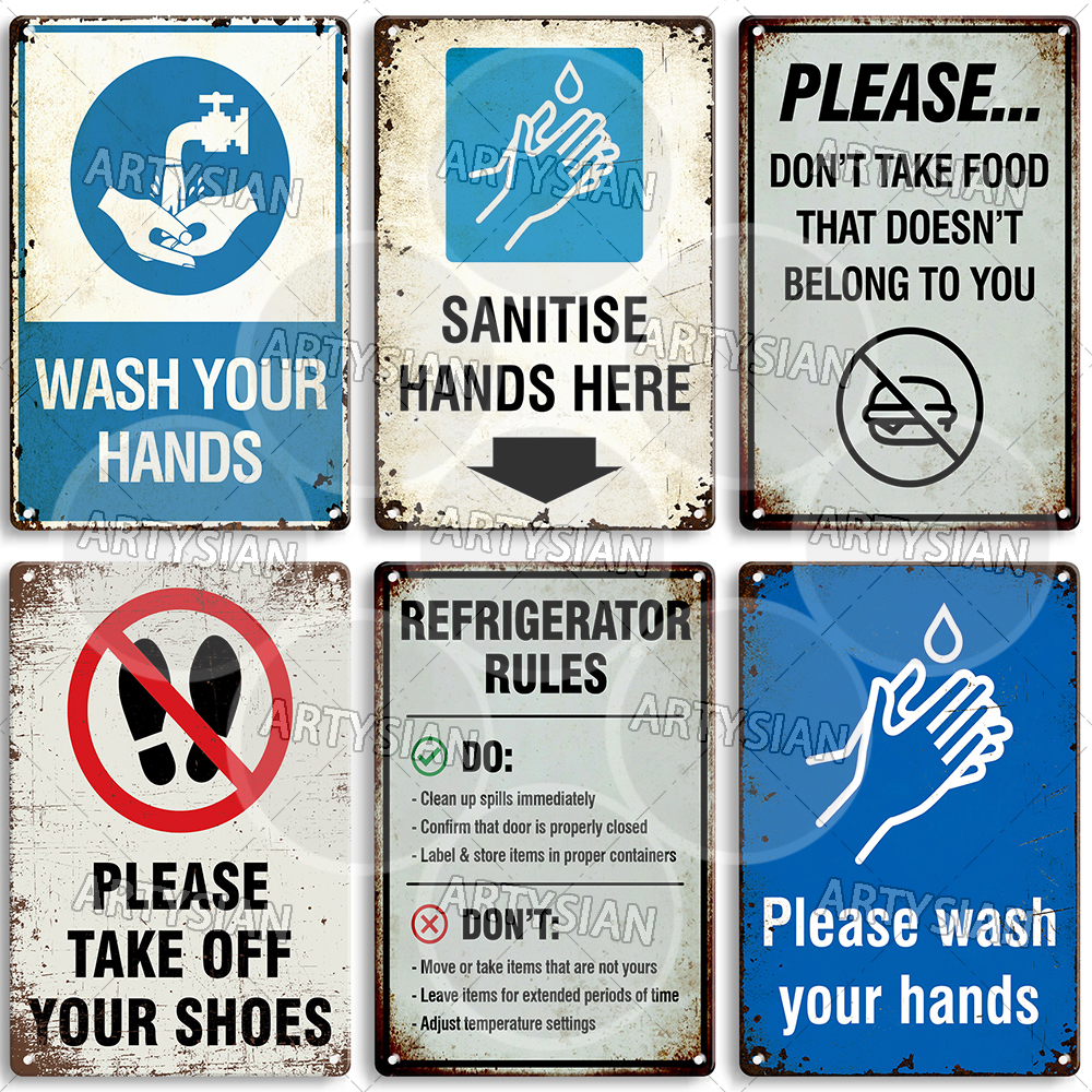 Hygiene Metal Sign No Shoes No - đánh giá và giá Skincare Viral