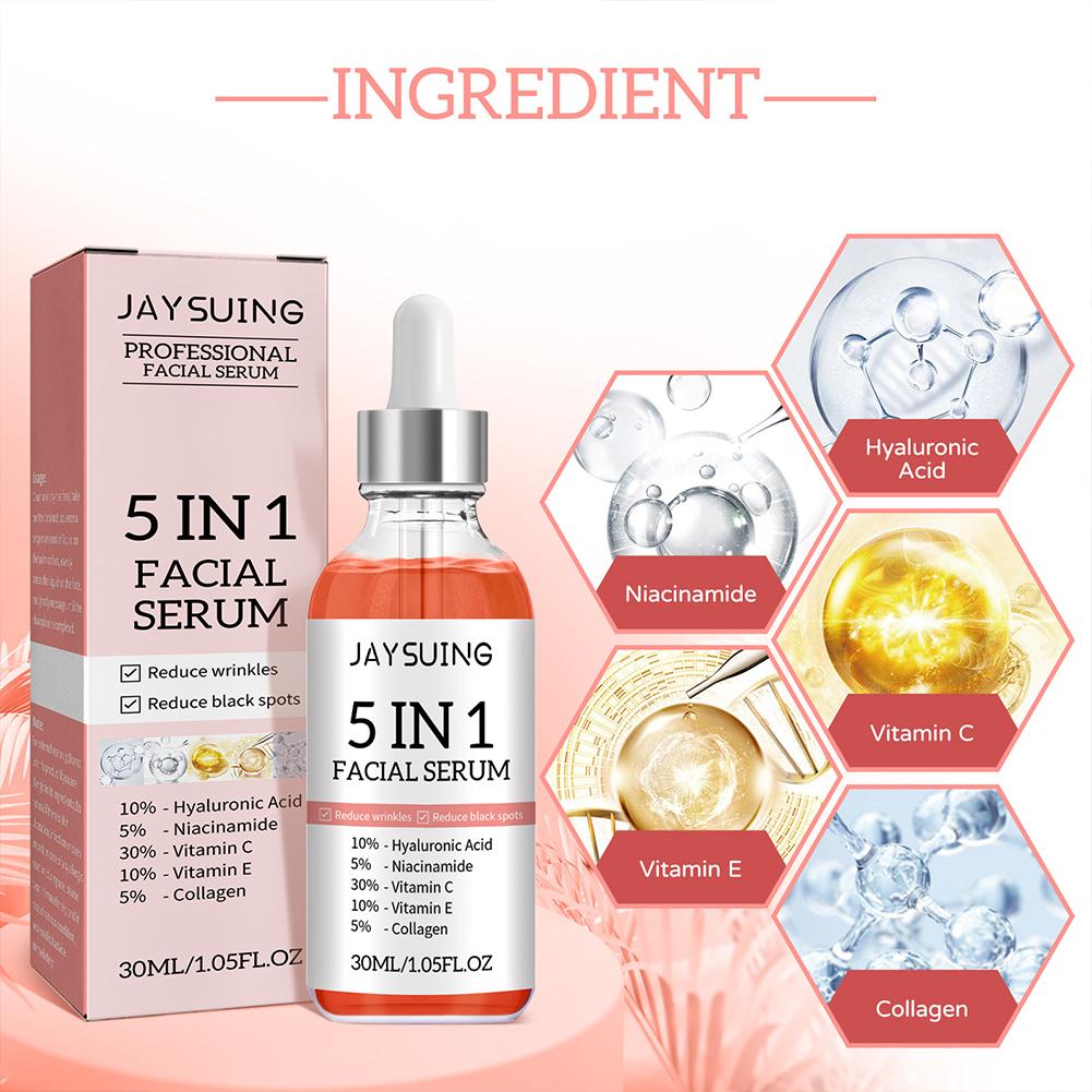5 In 1 Face Serum Vitamin C Mo - đánh giá và giá Niacinamide Brightening Serum