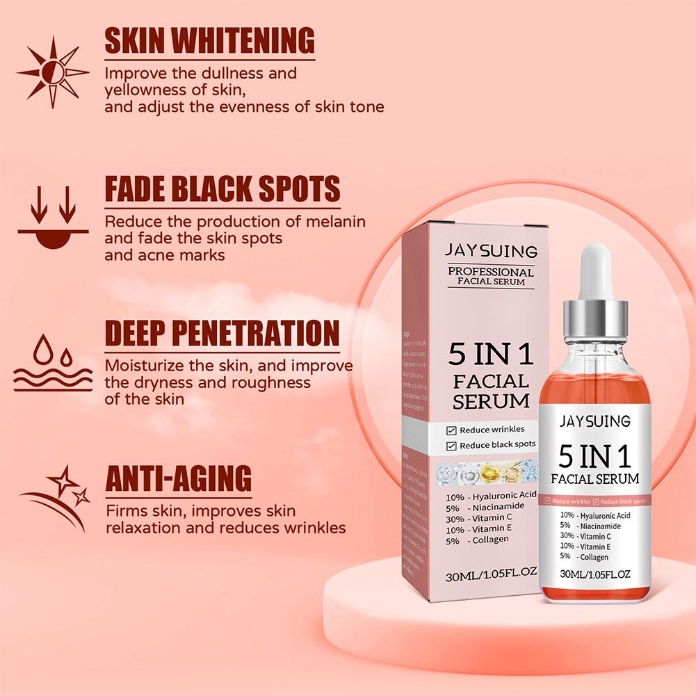 5 In 1 Face Serum Vitamin C Mo - đánh giá và giá Niacinamide Brightening Serum