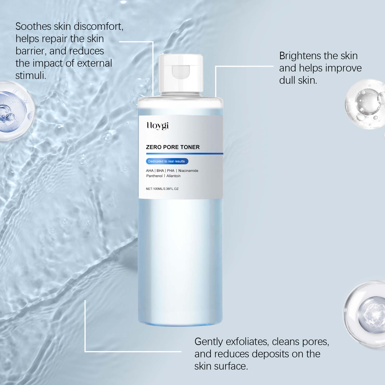 HOYGI Glycolic Acid Toning Sol - đánh giá và giá Skincare Oily Skin