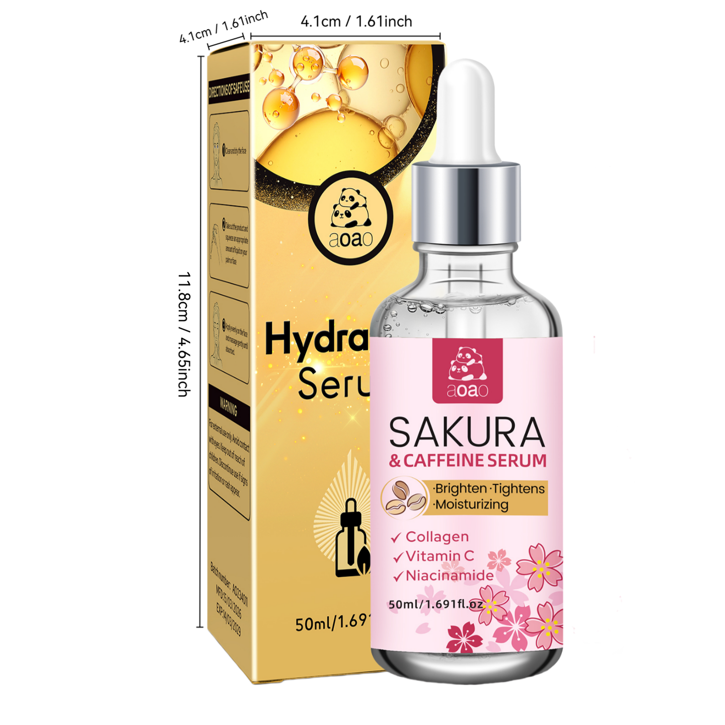 Sakura Essence contains Niacin - đánh giá và giá Niacinamide Brightening Serum